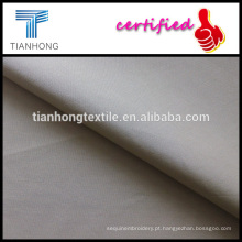 algodão de cor castanha clara 100 suave tocar popeline tecer tecidos para camisa do vestuário